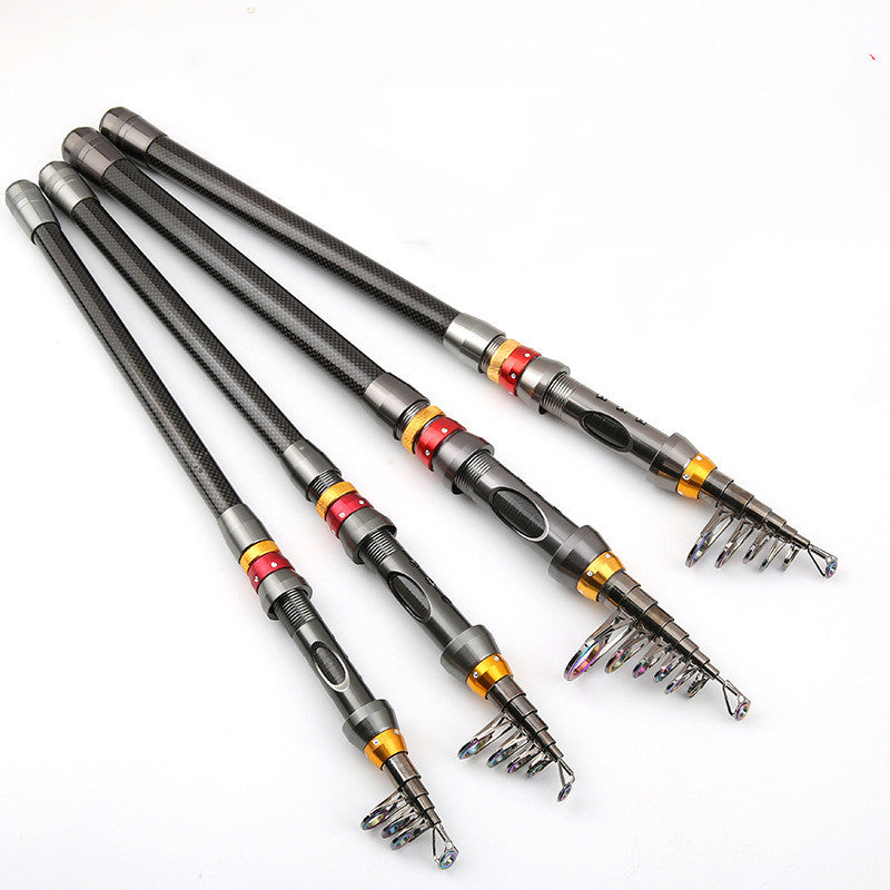Mini Carbon Fishing Rod Short Section Sea Fishing Rod