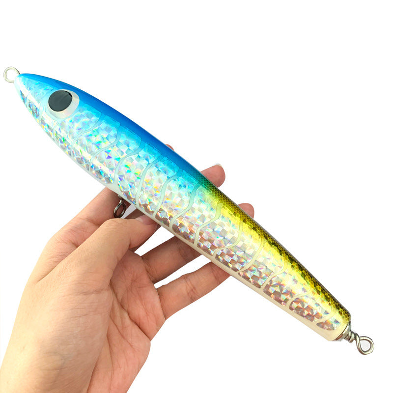 Handmade Wooden Fishing Lure 80g 90g Sea Boat Pencil Bait
