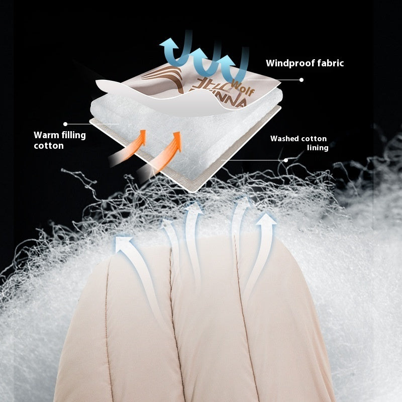 Double Sleeping Bag Thickened Cold Protection Camping Outdoor Sleeping Bag