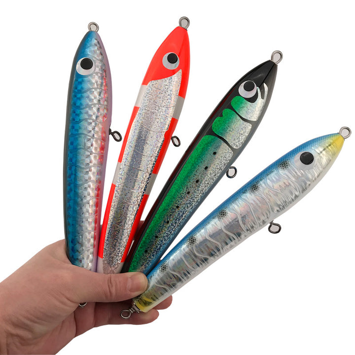 Handmade Wooden Fishing Lure 80g 90g Sea Boat Pencil Bait