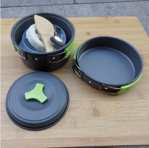 1-2 Person Camping Cookware Set Outdoor Cooking Kit