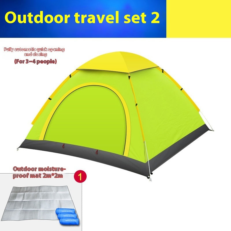 Automatic Double Door Multi Person Camping Tent