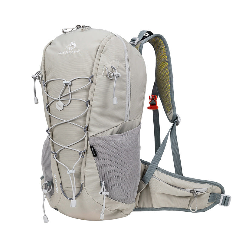 Foldable Zippered High Capacity Hiking Backpack
