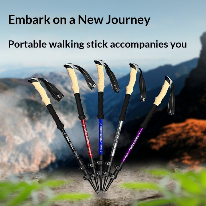 Telescopic 3-Section Outdoor Hiking Trekking Poles