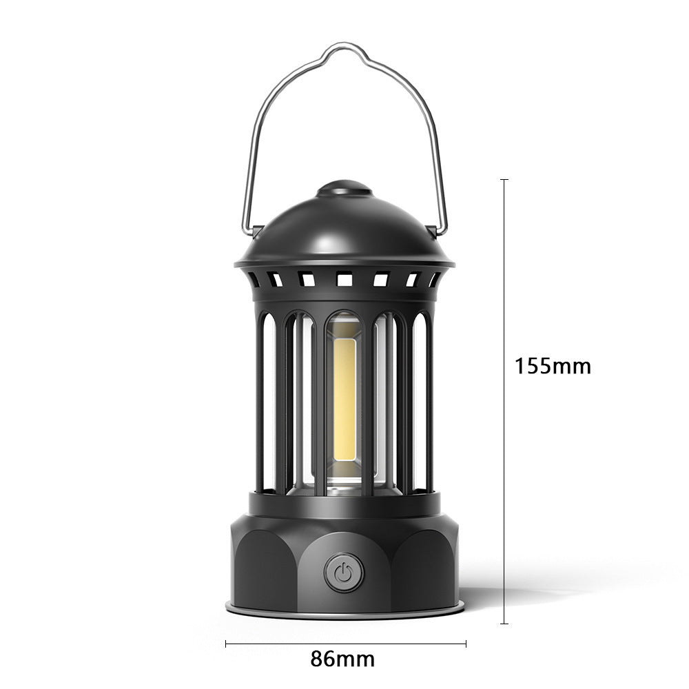 Outdoor Camping COB Lantern Portable Retro Tent Light
