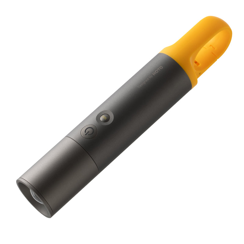 Bright Lumen Stepless Zoom Flashlight Outdoor Camping Battery Life