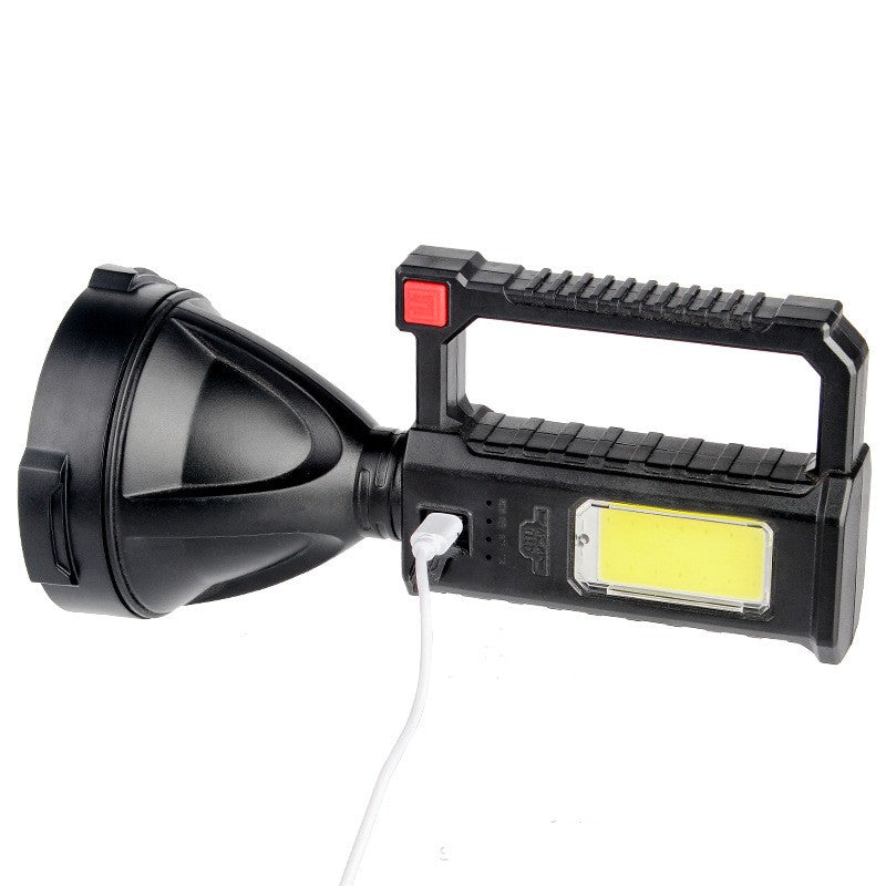 High Power Portable Fishing Flashlight Strong Light Camping Bracket