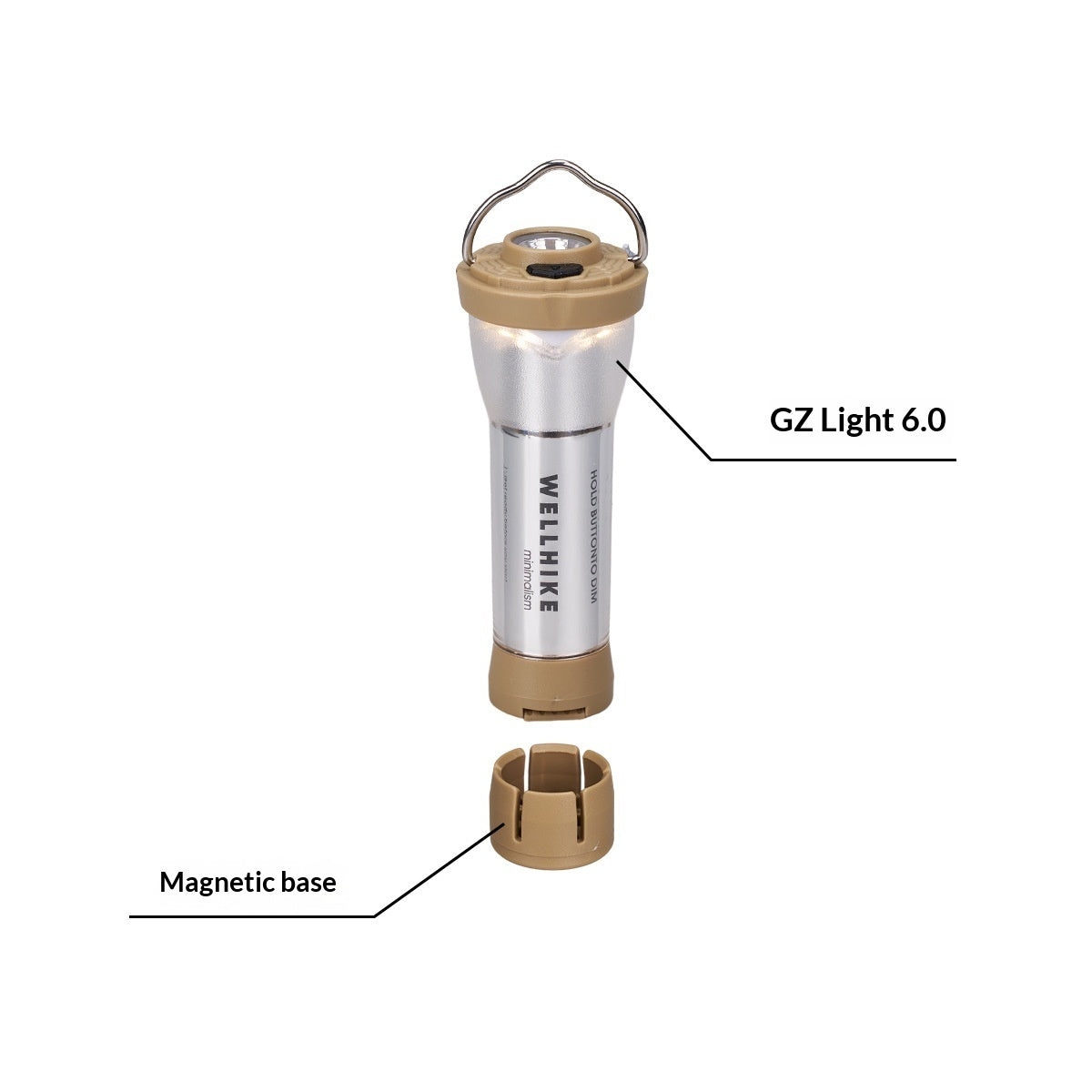 Outdoor Camping Incandescent Flashlight Portable Hand Torch Light