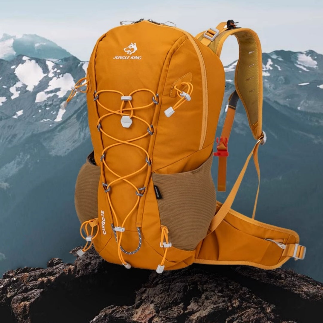 Foldable Zippered High Capacity Hiking Backpack