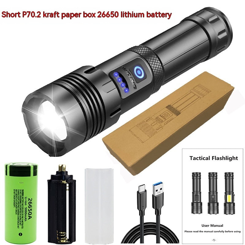 Rechargeable High Brightness Camping Emergency Flashlight