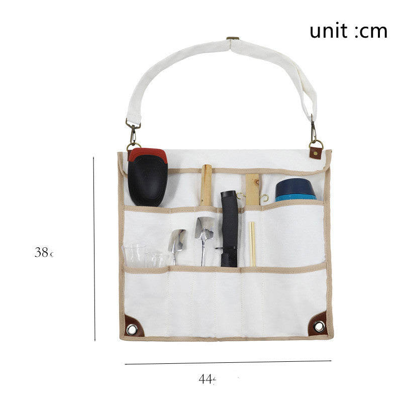 Outdoor Camping Utensil Storage Bag Foldable Hanging Cookware Organizer