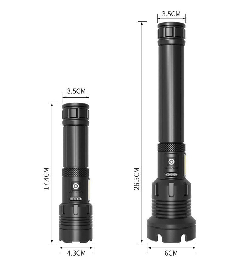 Rechargeable High Brightness Camping Emergency Flashlight