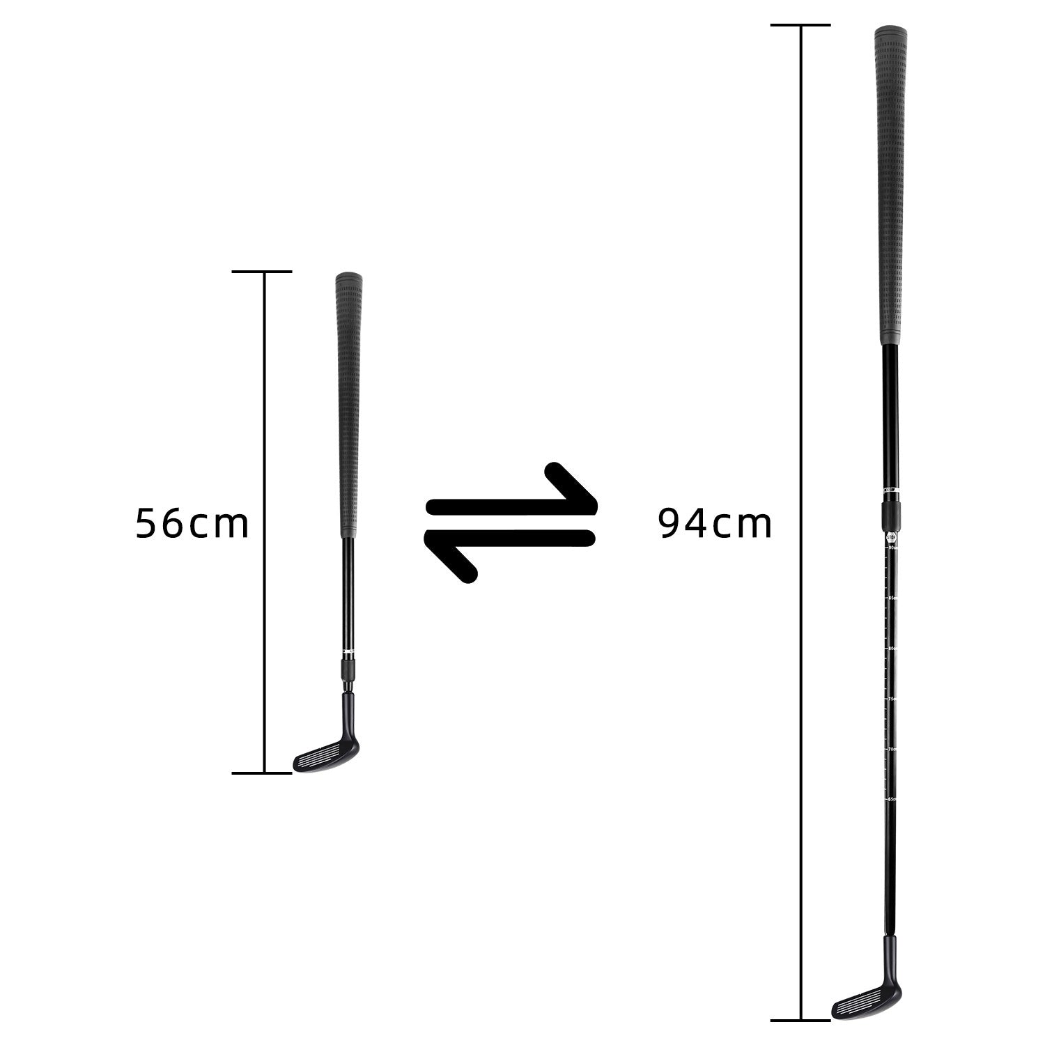 Zinc Alloy Double Sided Telescopic Golf Club