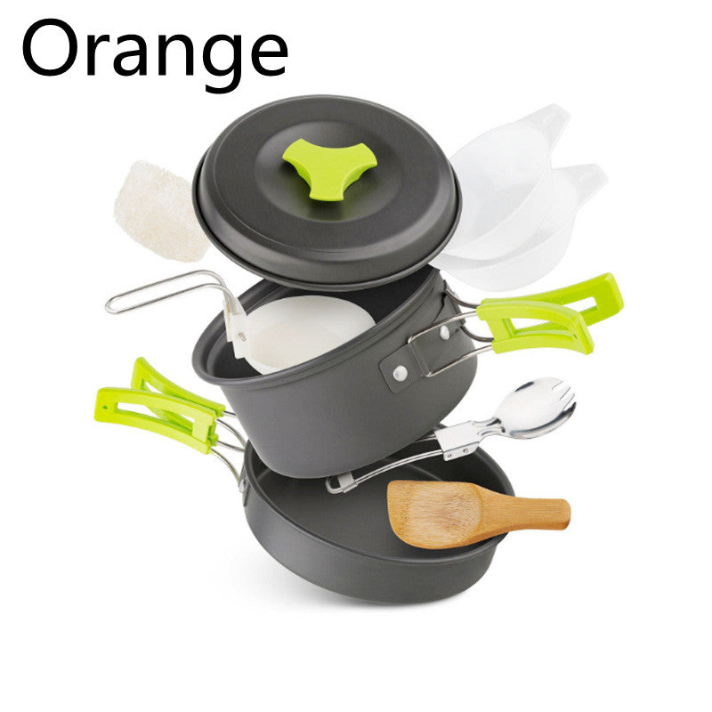 1-2 Person Camping Cookware Set Outdoor Cooking Kit