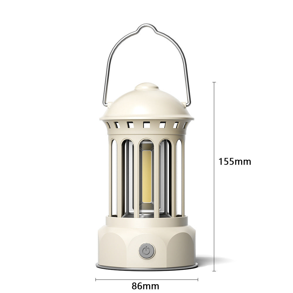 Outdoor Camping COB Lantern Portable Retro Tent Light