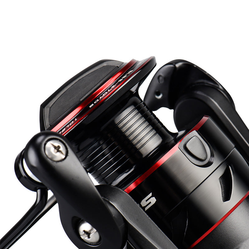 Lure Fishing Spinning Reel Telescopic Rod All Metal Reel