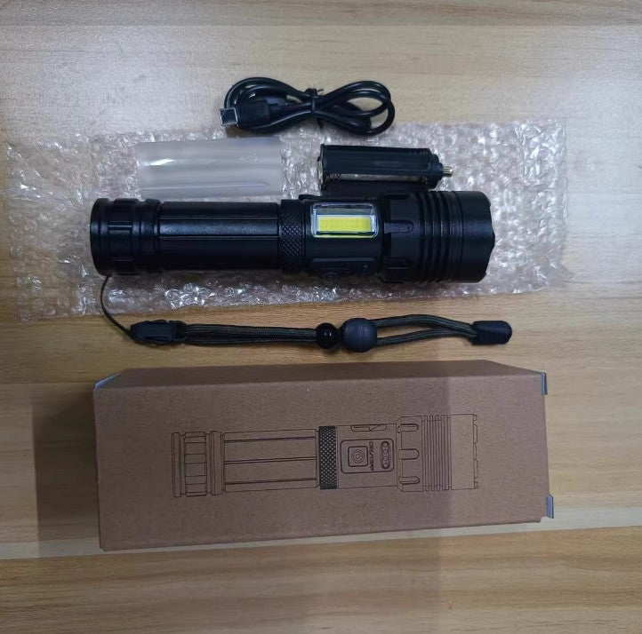 Rechargeable High Brightness Camping Emergency Flashlight