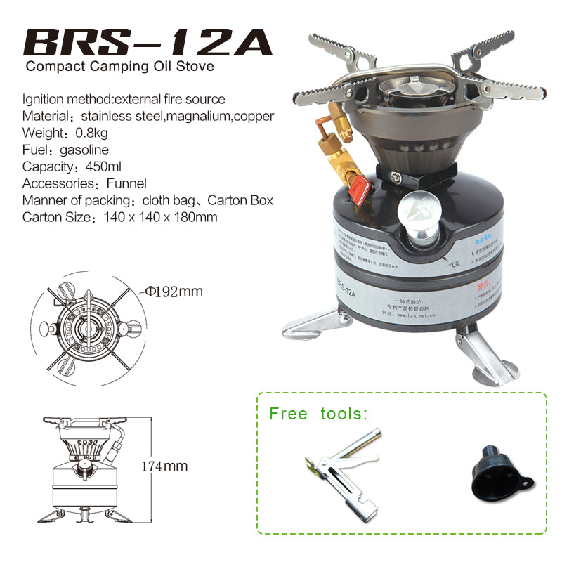 Outdoor Camping Gasoline Stove Mountaineering Field Oil Stove