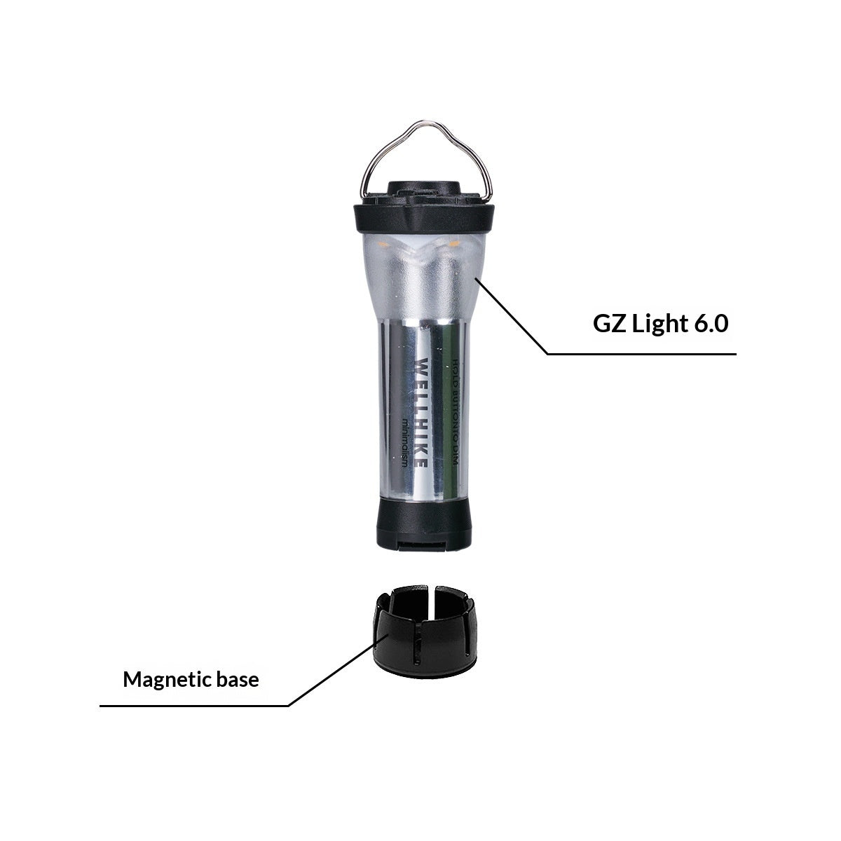 Outdoor Camping Incandescent Flashlight Portable Hand Torch Light