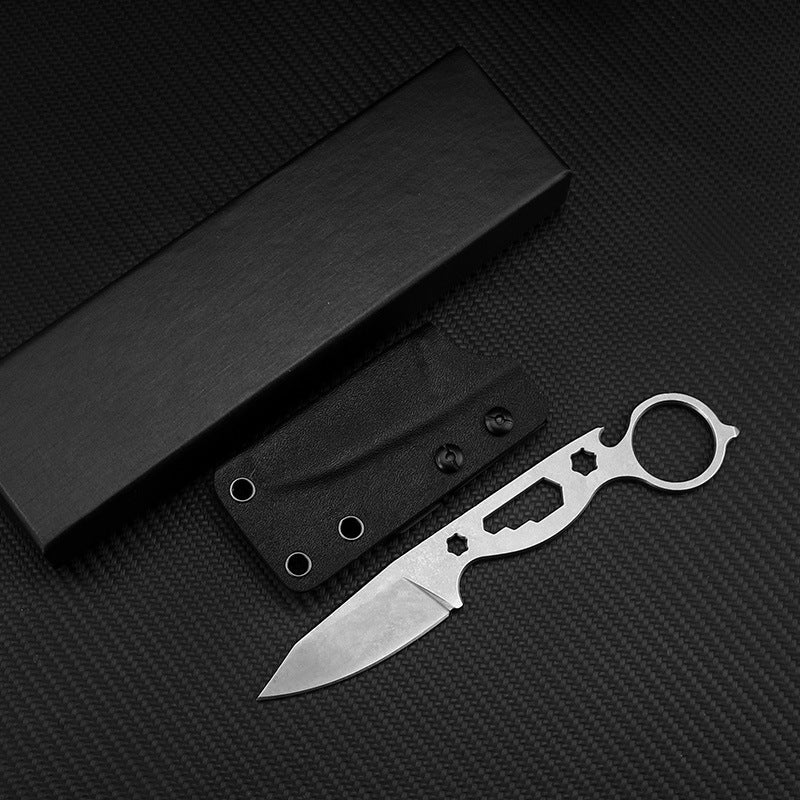 Wilderness Survival Pocket Knife Hunting Outdoor Straight Knife