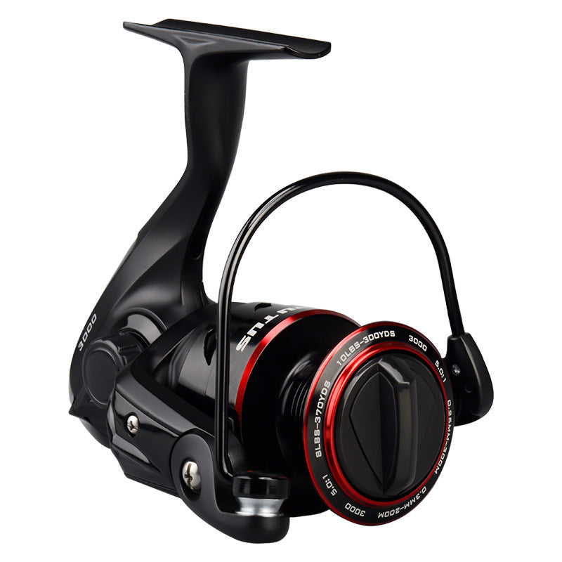 Lure Fishing Spinning Reel Telescopic Rod All Metal Reel