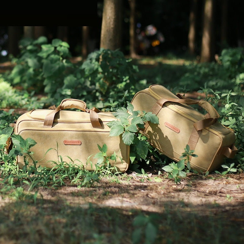 Camping Cookware Set Gas Stove Tableware Picnic Bag